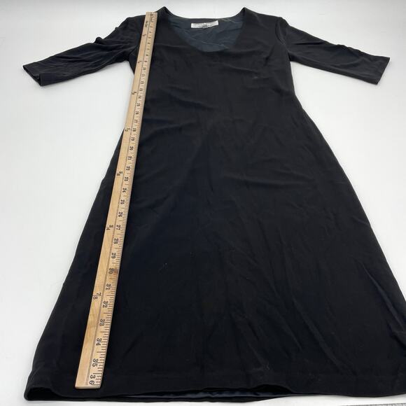 ANDREA POLIZZI for Rex Lester Black Fitted Shift Pullover Dress Size 4 Stretch - Picture 8 of 8